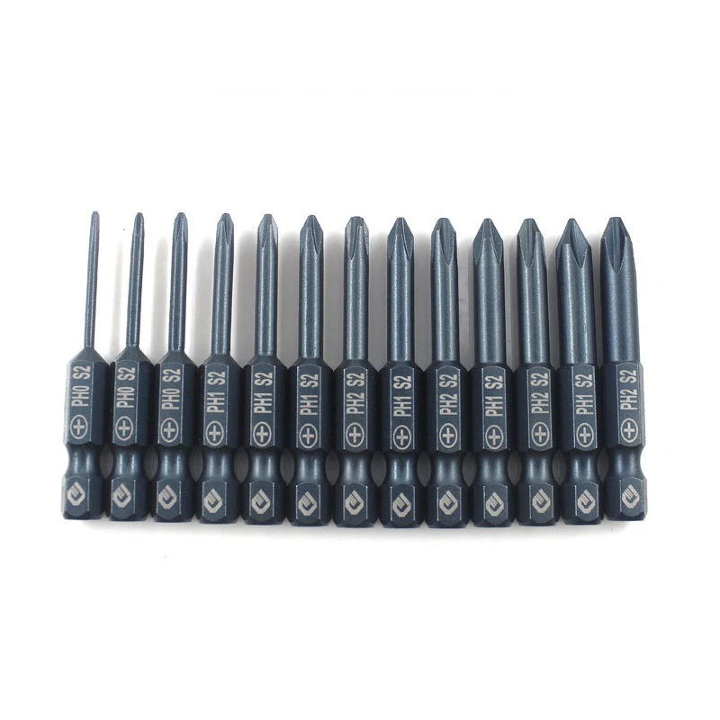 

50mm 150mm 200mm Extra Long PH0 PH1 PH2 Impact Duty Screwdriver Bit 1/4 inch hex Shank Electric Screw Drive Bit Cross Head
