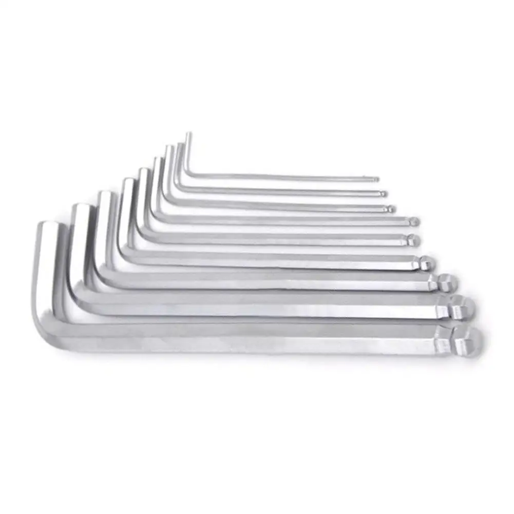 

9 PCS/Set Inch Size Durable Ball End Hex Wrench Allen Key Hand Tools Kits Accessories Metal processing tool Allen wrench