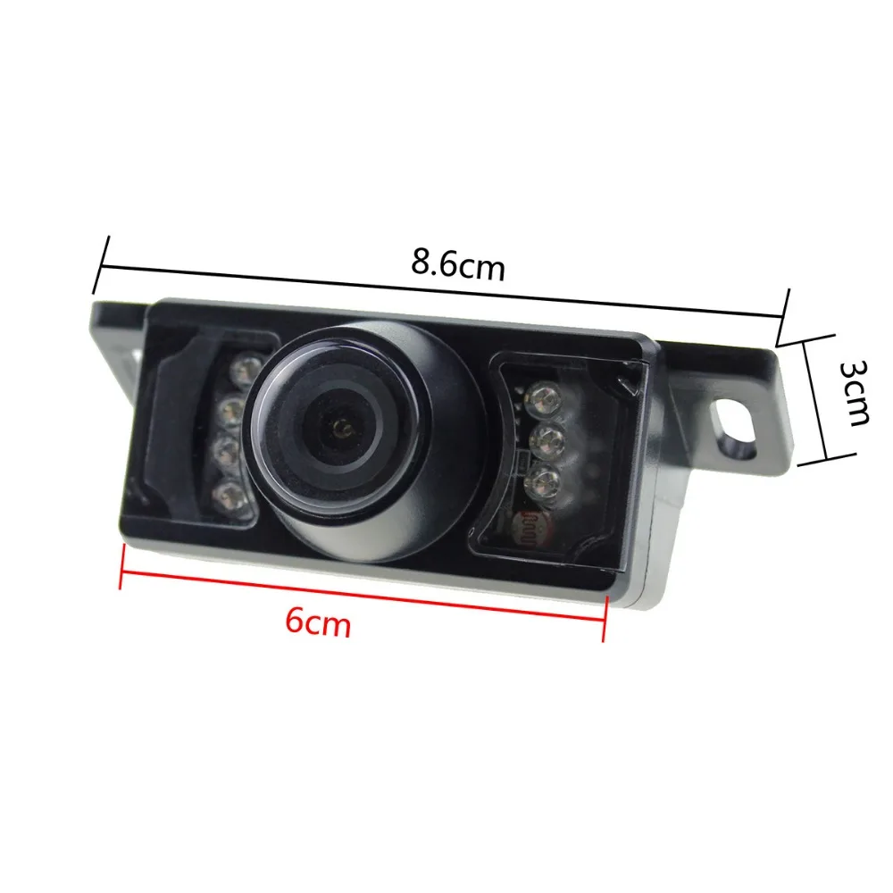  wifi car camera android wireless+license plate frame LED Vehicle Backup camera with Guiding line An