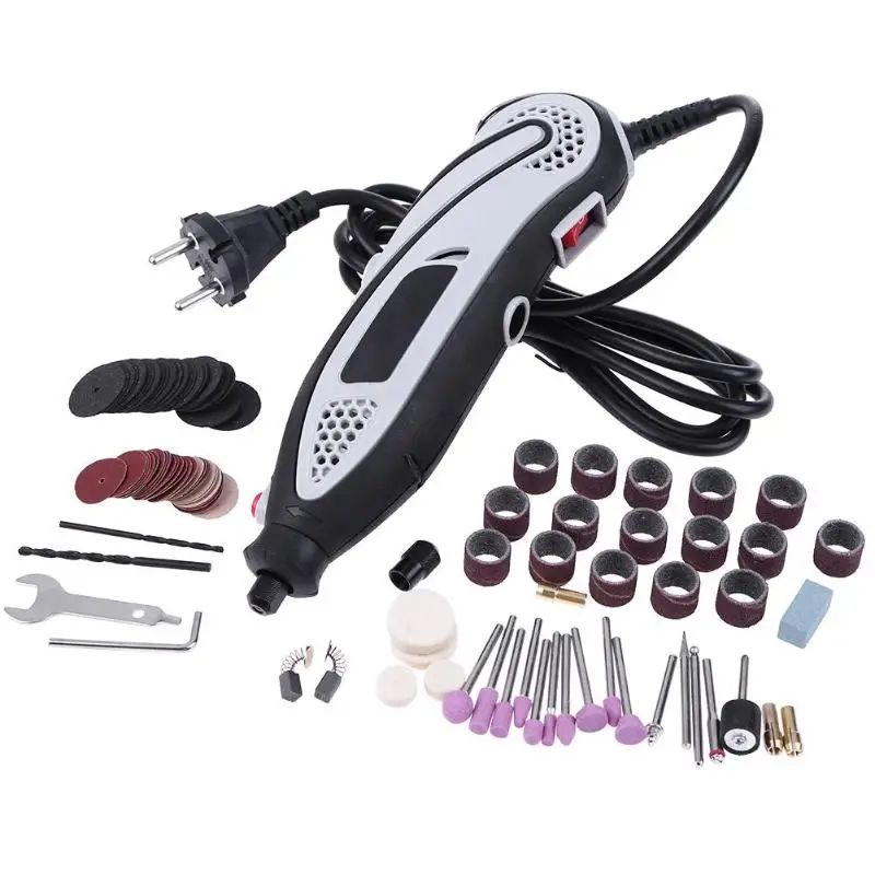 

50pcs Mini Electric Drill Grinder Set Jade Engraving Sharpening Polishing Milling Machines Tool Kit suit for EU Plug