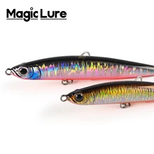 Sihirli cazibesi L70S 9g L90S 15g batan kalem stickbait wobbler yem balıkçılık deniz tatlısu lures mücadele alabalık pike levrek balık