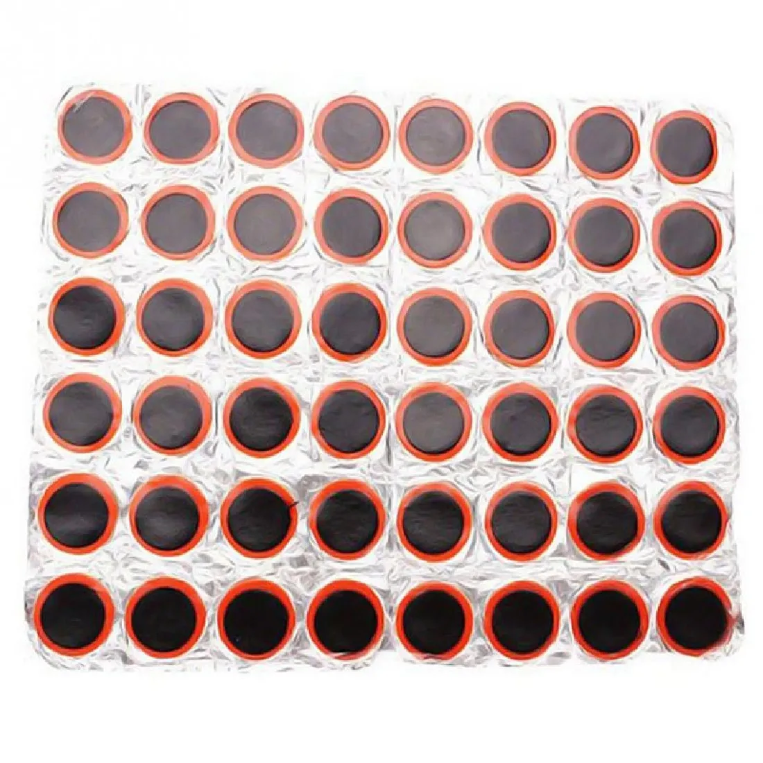 

48Pcs Round Bicycle Bike Tire Tyre Rubber Patch Piece Repair tools kits for Cycling Tyre Puncture Repair