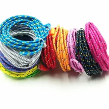 100 шт./лот плетеный провод Micro USB кабель 3 м 9 футов Синхронизация нейлоновая ткань 5pin V8 зарядное устройство шнуры для samsung Galaxy S7 S6 S5 S4 I9500 htc