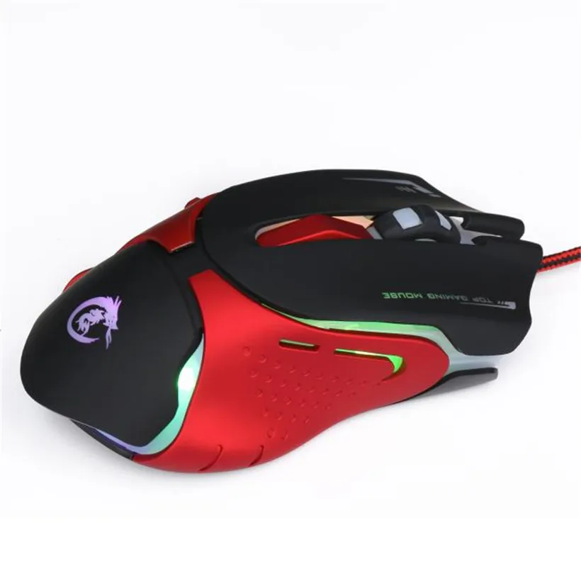 

Advanced USB 3200DPI 6 buttons Optical Wired Scroll Wheel Mouse Mice For PC Laptop Notebook Desktop 2018 New Arrivals 1PC