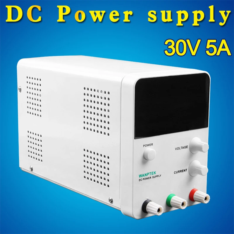 DC Power Supply Direct Current 30V 5A With 4 Digits 0.56" Blue LED