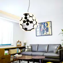 Moder дизайнерский светодиодный светильник-Люстра для гостиной, спальни, фойе, домашний декор, светильник, белая металлическая акриловая лампа, блеск 220 В
