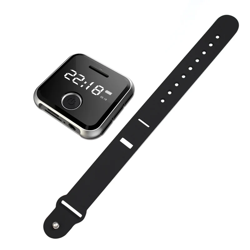 

New HiFi MP3 Music Player mini Clip Sports Watch MP3 player 8GB 0.9" TF Screen Recorder FM Radio Support TF Card Free Wristband