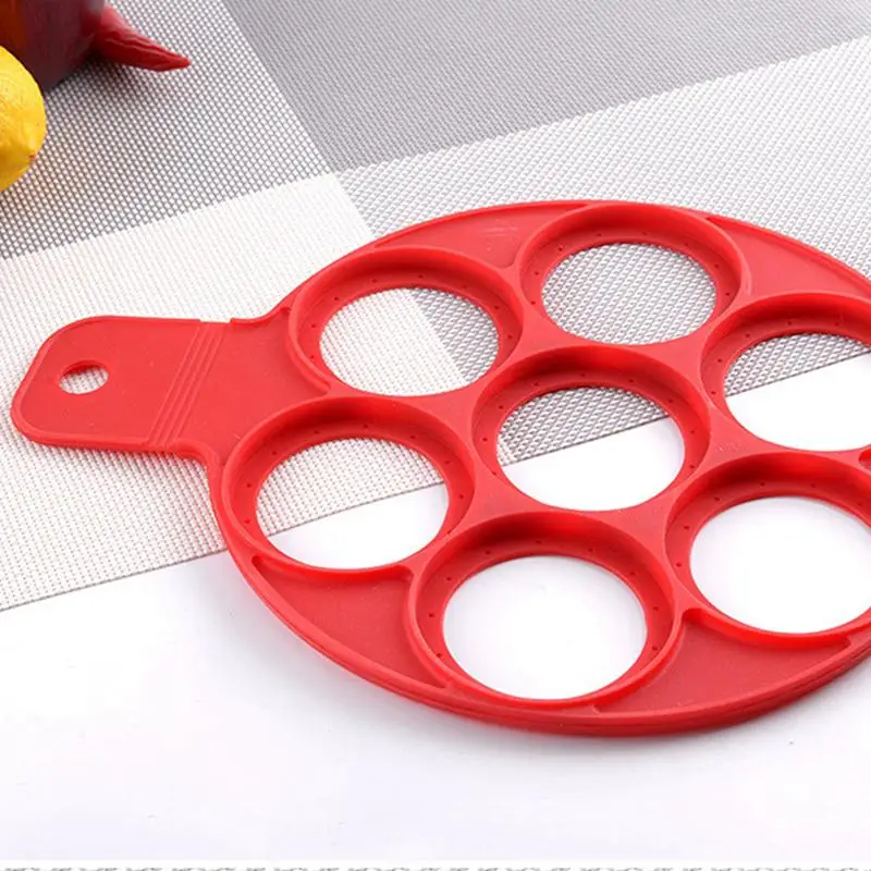 Kitchen Baking Accessories Pancake Maker Nonstick Cooking Tool Silicone Egg Cooker Heart Pancake Mold Decorating kitchen Tools (2)