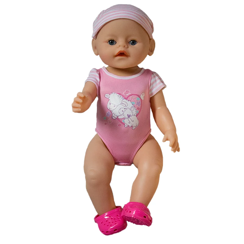 Лидер продаж, кукольная одежда для новорожденных, 18 дюймов, 40-43 см, платье с единорогом, кукольные аксессуары, одежда для малышей, праздничный подарок на день рождения - Цвет: NO 12