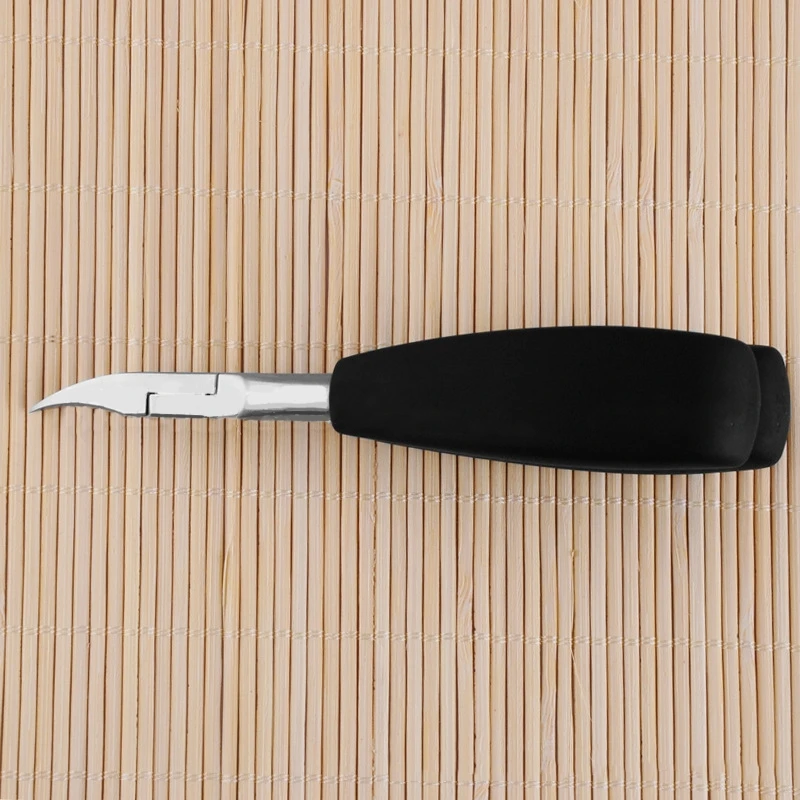 1pc Black Toe Nail Clippers Stainless Steel Toenail Nipper Clipper Cutter For Thick Ingrown Toenails