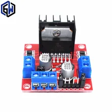 TENSTAR ROBOT 1PCS Dual H Bridge DC Stepper Motor Drive Controller Board Module L298N