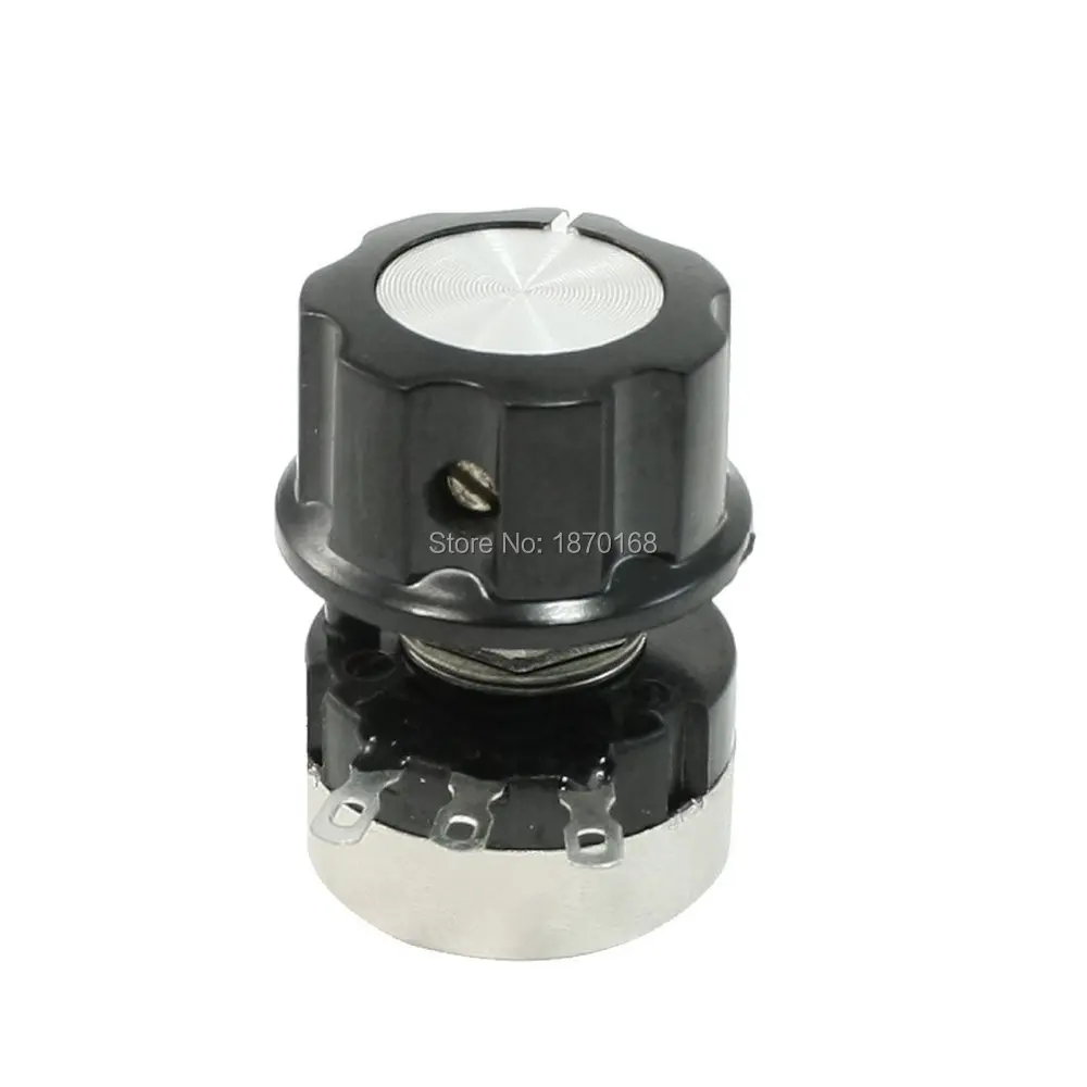 

Rv24yn20s 5 K ohm tunggal gilirannya Film karbon Rotary lancip potensiometer, W tombol