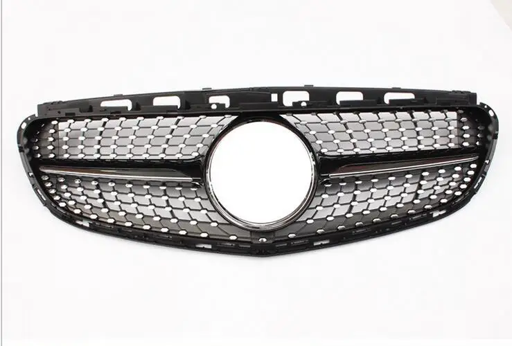 Diamond Style Front Grille Bumper Grill for 2014 2015 2016 Mercedes Benz E-Class W212 Facelift Avantgarde E63 AMG E250 E300 etc For 2014 2015 2016 E-Class Facelift Avantgarde W212 (Sedan & Estate)  Fit for E250, E300, E350, E500, E550 Sport / Avantgarde Models - Sedan / Wagon  Also Fit for 2014-2016 AMG Sport Package W212 Automobile Parts Accessories