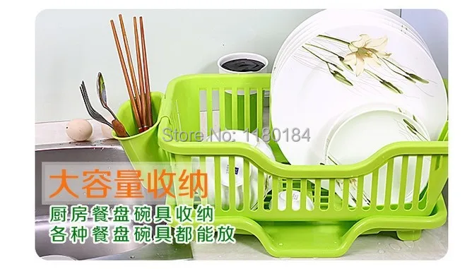 1 шт. кухонные Пластиковые Держатели и стойки для хранения слива воды подставка для сушки чаши палочки для еды посуда стеллаж для хранения утолщенный JH 0760