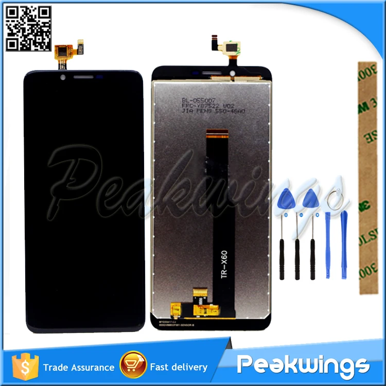 

100% Tested LCD Display For Doogee X60L LCD Display With TouchScreen Assembly