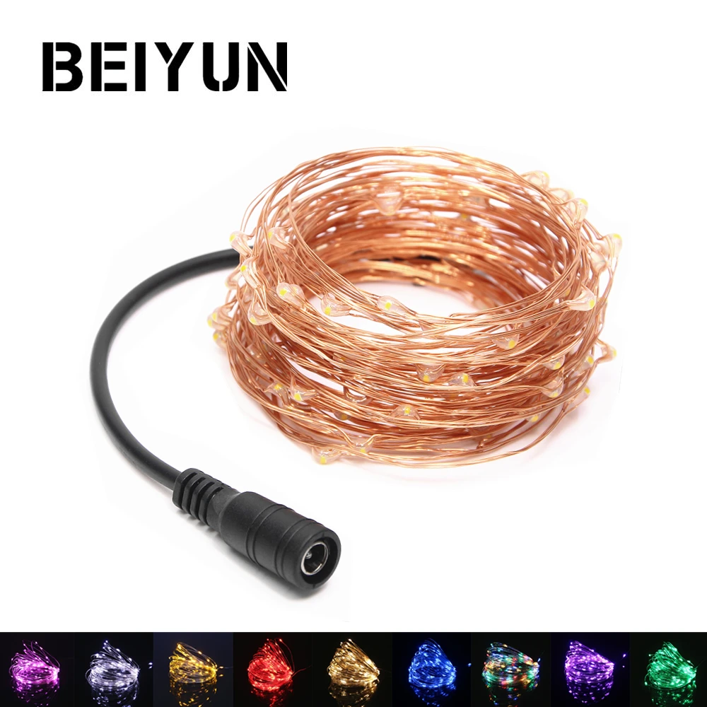 

10M 20M 30M 40M 50M LED String Light Fairy DC12V Copper Wire For Party Christmas Wedding Holiday Decoration Garland