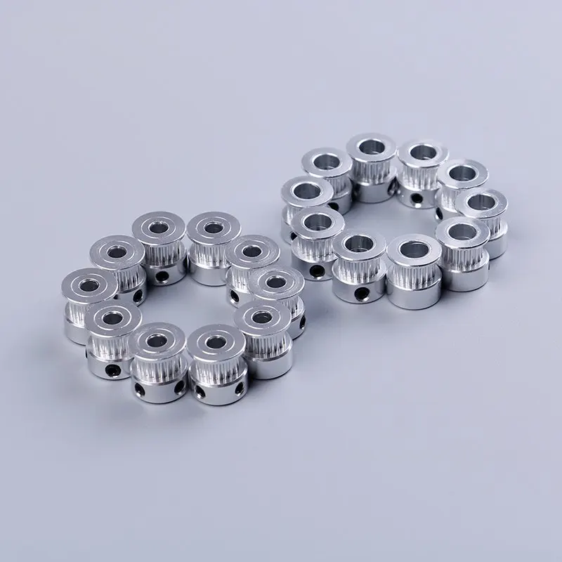 

10pcs GT2 5mm 8mm for gt2 synchronous belt Timing Pulley 20 teeth or grooves2gt belt