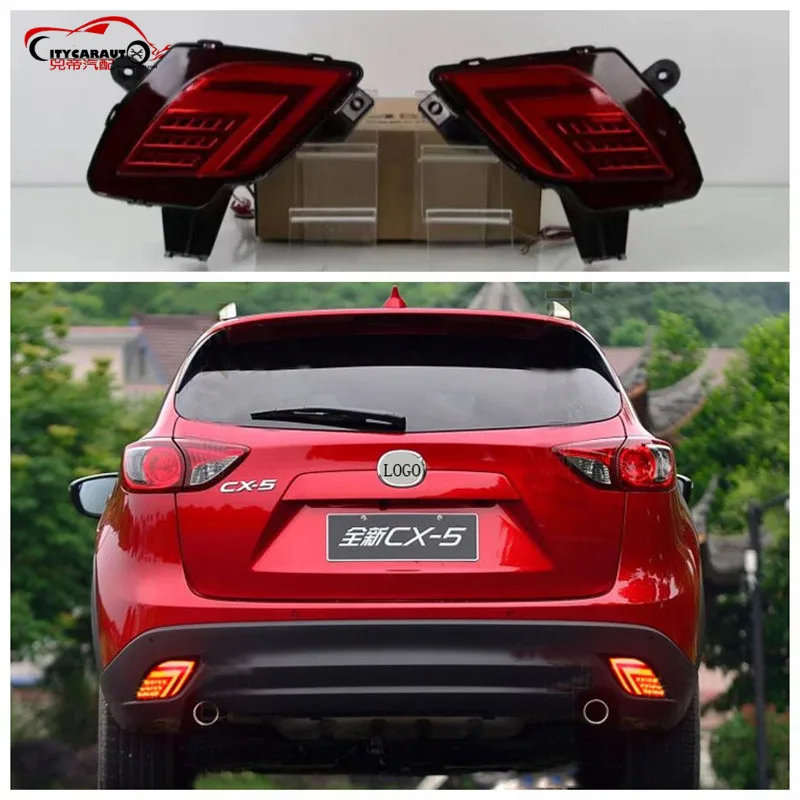 Citycarauto Car Styling Rear Tail Lamp REAR Braket Lights Warning Lights For CX 5 LED Rear