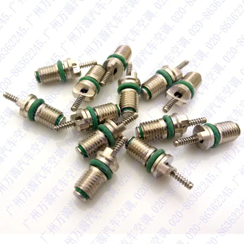 31pcs Automotive ac valve cores/high and low pressure refrigerant pipe nozzle valve needle/removable core repair tool