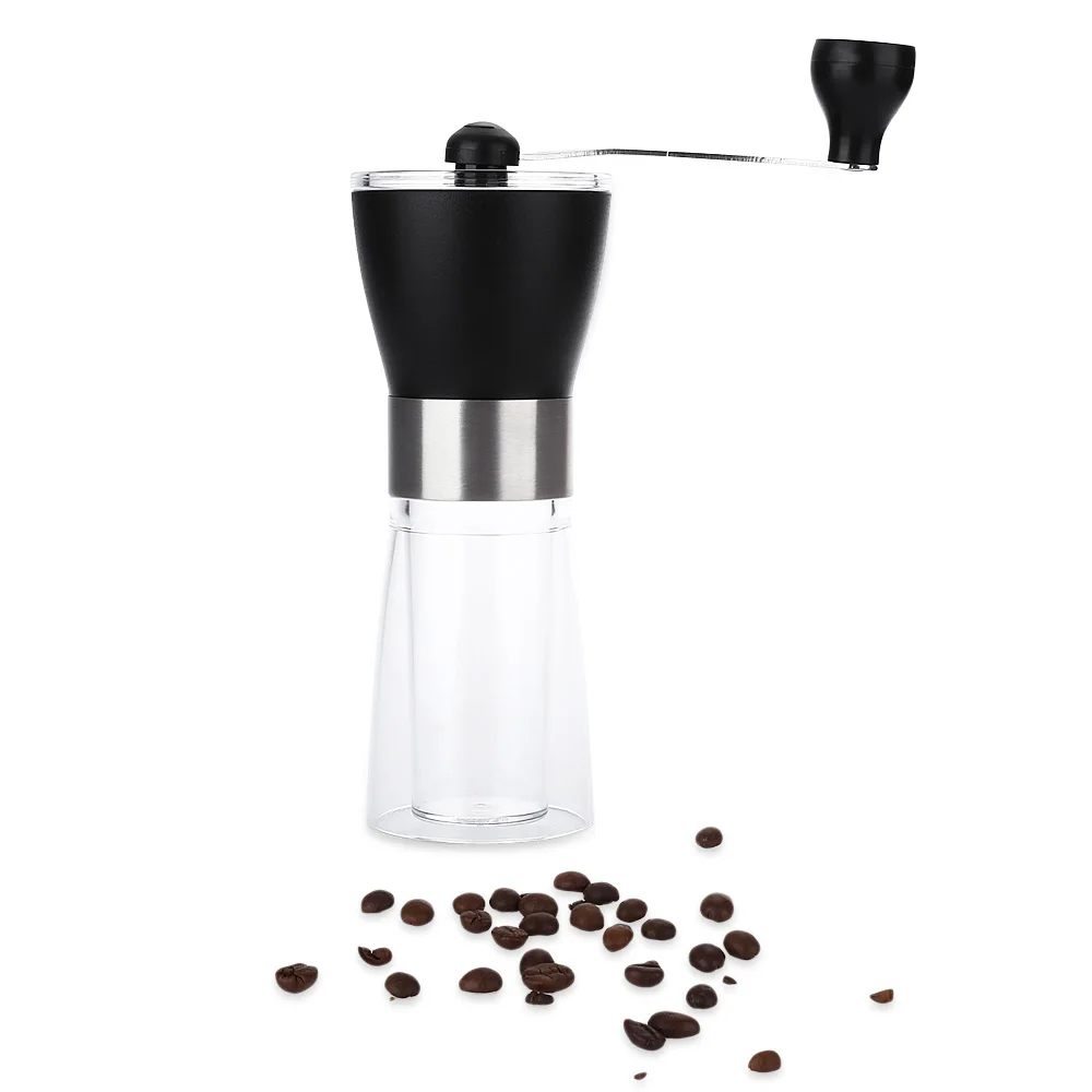 

Portable Multifunctional Portable Manual Coffee Grinder Ceramic Burr Hand Crank Stainless Steel Coffee Beans Grinder Machine