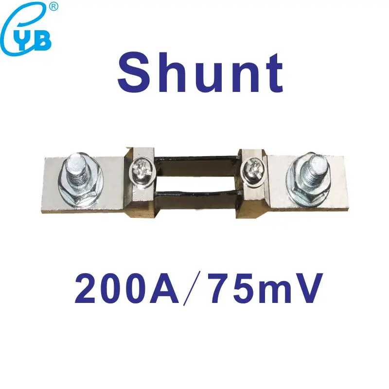 FL 2 Shunt 200A Current Sensor Current Shunt Slotted Shunt External