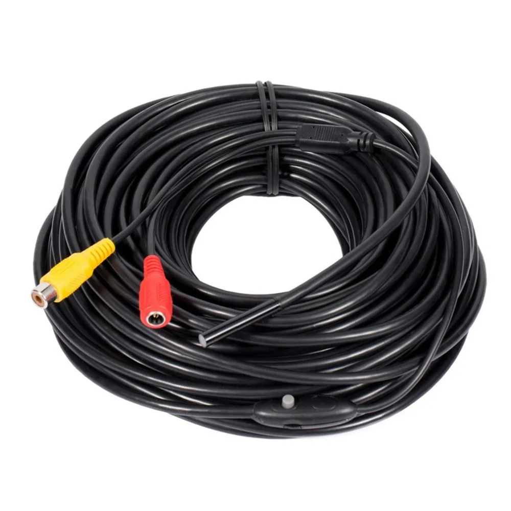 

Mini 5V AV Waterproof Endoscope Inspection Pipe 5.5mm Lens 20m Length Cable Tube Visual Camera Lens Snake Video Camera