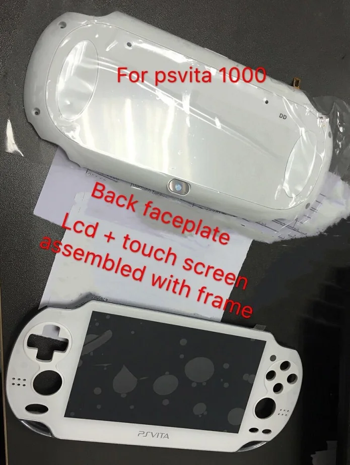 

1set for Psvita 1000 psvita1000 psv 100x lcd display with touch screen assembly+back faceplate touch screen panel wifi version