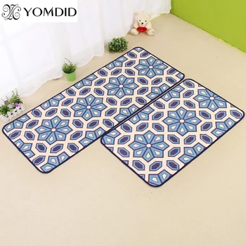 

Irregular Floor Mat Toilet Carpet For Living Room Kitchen Bathroom Geometric Pattern Anti-slip Mat Carpet Multi Size Doormat