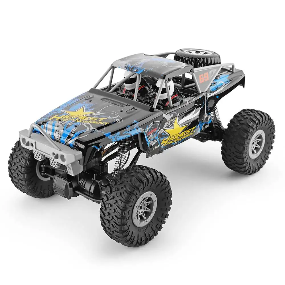 

WLtoys 104310 2.4G 1/10 4WD Double Bridge Crawler RC Car 40 Minis Using With Transmitter Charger 2019 New toys For Kids toys