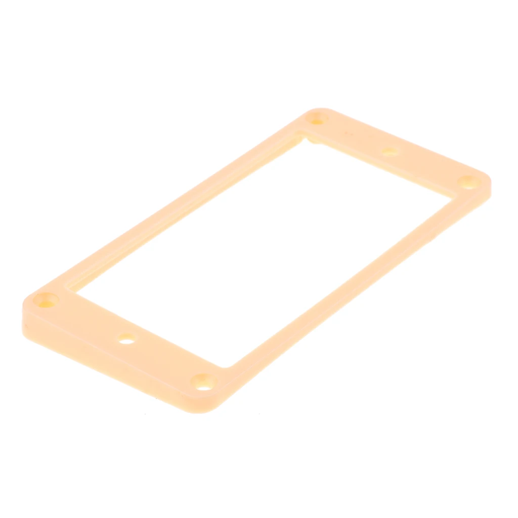 1 Set ABS Curved Bottom Humbucker Pickup Mounting Rings for Les Paul Replacement