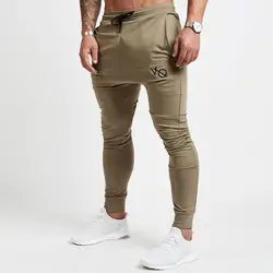 Новые спортивные брюки Для мужчин повседневные брюки для пробежек брендовые штаны осень-зима спортивные брюки джоггеры