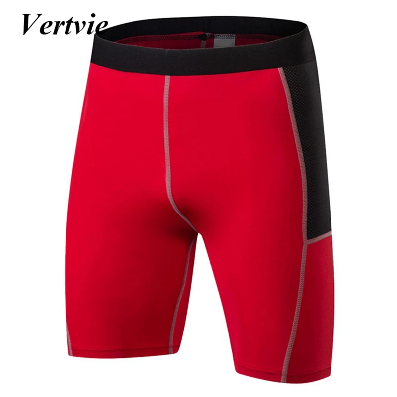 

Vertvie Gym Fitness Short Pant Training Sports Short Running 2019 Quick Dry Compression Tights Men's Short Sport Legging Skinny