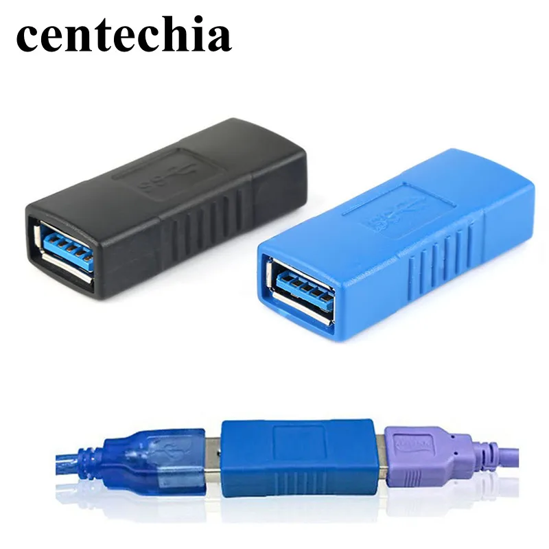 Новинка 2017 USB 3 0 тип A RJ45 гнездо к гнезду сетевой Ethernet LAN разъем адаптер расширитель