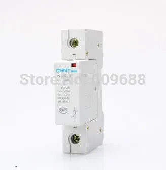

CHINT NU6-II 1P 15/40kA 275V Surge Arrester Protect electric system on-loading electrical apparatus thunder instantaneous NU6
