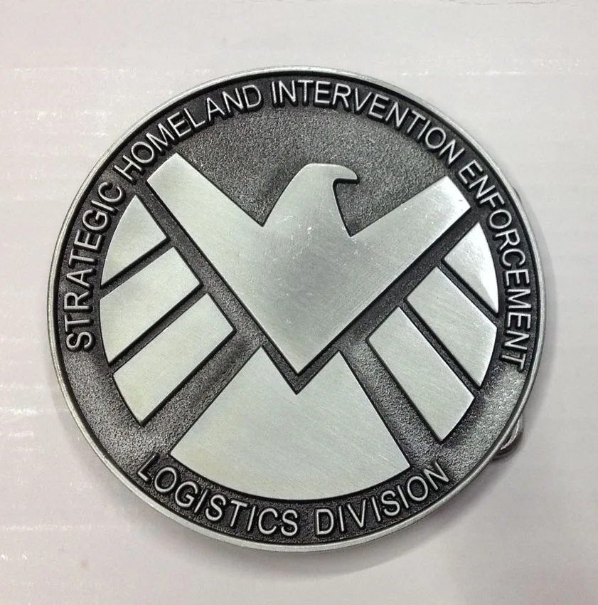 

Strategic Homeland Intervention belt buckle with pewter SW-BY85 brand new condition with continous stock