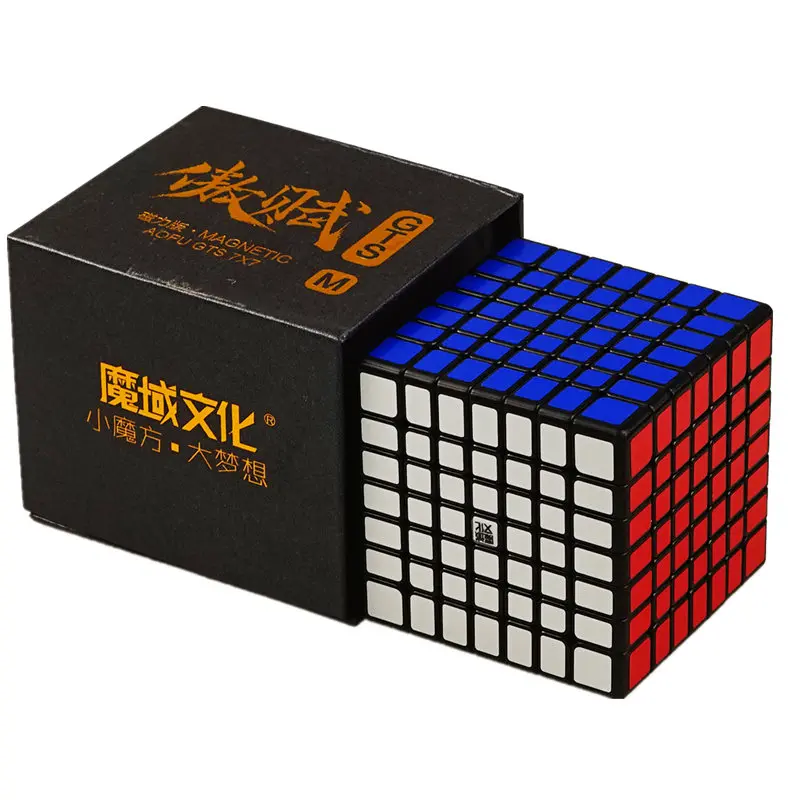 Moyu Aofu GTS 7x7x7 Магнитный куб Professional GTSM 7x7 Magic Скорость Cube м твист развивающие игрушки кубик рубика