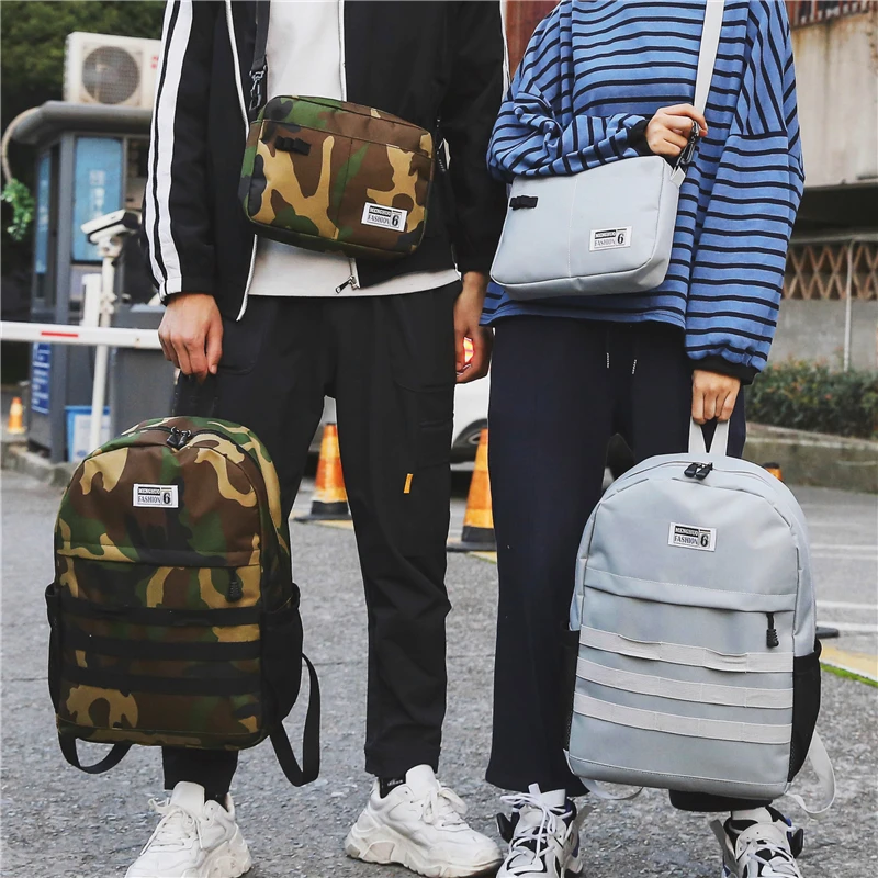 

Fashion Women 2018 Cute Backpack For Teenagers Girls Backpacks Feminine Packbag Children BackPack Set 2pcs Backpack Shoulder Bag