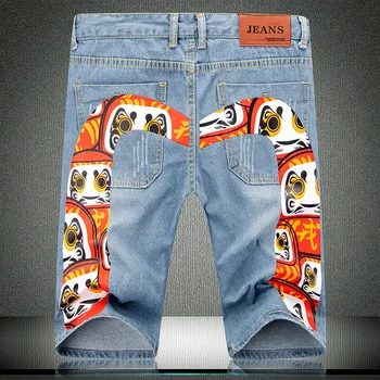 

New Fashion Mens Short Jeans Brand Clothing EU Summer Shorts Breathable Denim Shorts Male Nice Clothes 536