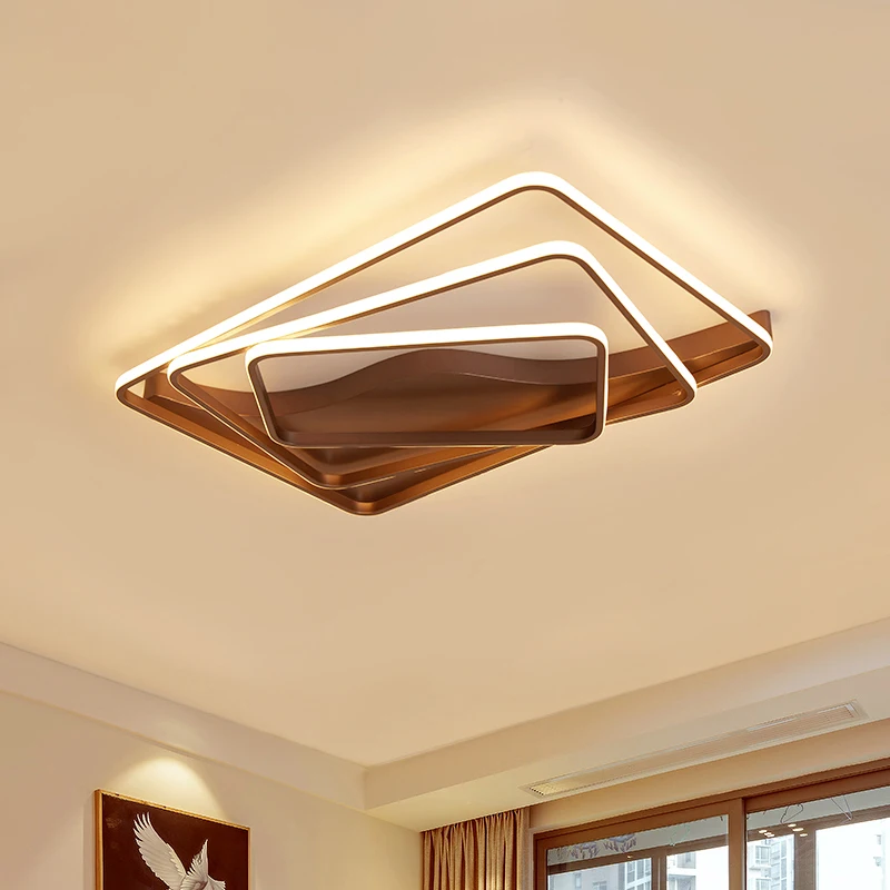 

Square Minimalism LED Ceiling Lights For Living Roon Bedroom Modern Home Lighting Fixtures Deco Ceiling Lamp With Remote Control