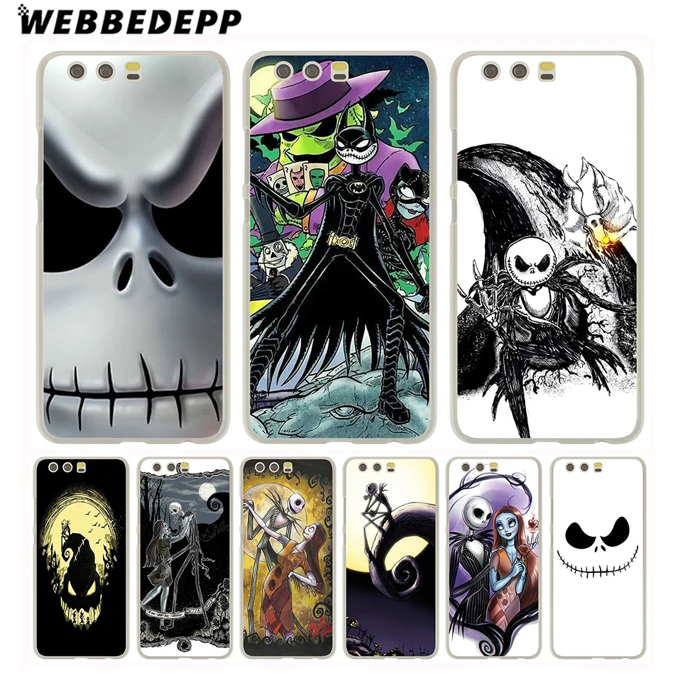 

WEBBEDEPP Jack Skellington Nightmare Christmas Case for Huawei P30 P20 Pro P smart Y7 Y9 2019 P10 P9 Lite 2016 P8 Lite 2015/2017