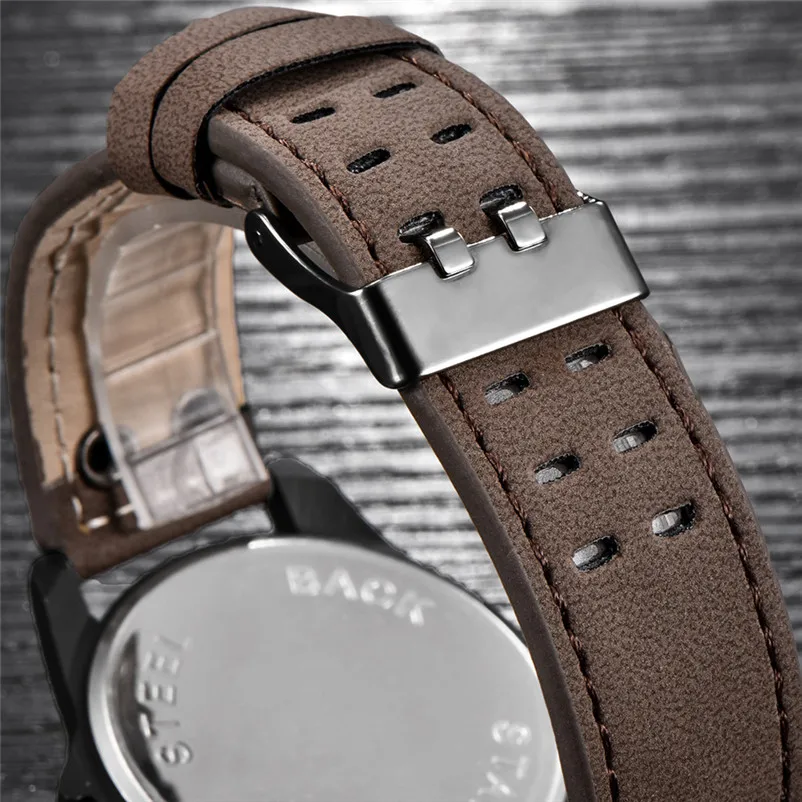 Luxury Analog Quartz Military Waterproof Stainless Steel Sport Analog Quartz Wrist Watch Men Male Clock relogio masculino 3M24 (9)