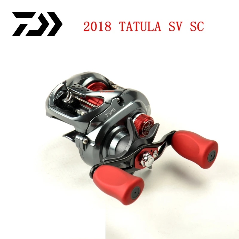

2018 NEW DAIWA TATULA 103H 103HL 103SH 103SHL SV TW CS Low Profile Fishing reel Baitcast Reel Bait Casting Red TATULA