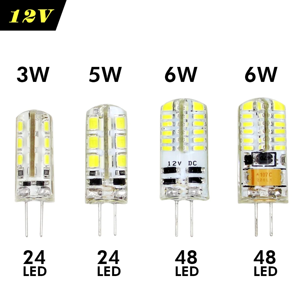 G4 LED 12V Ngô Ánh Sáng Đèn Pha 220V AC 