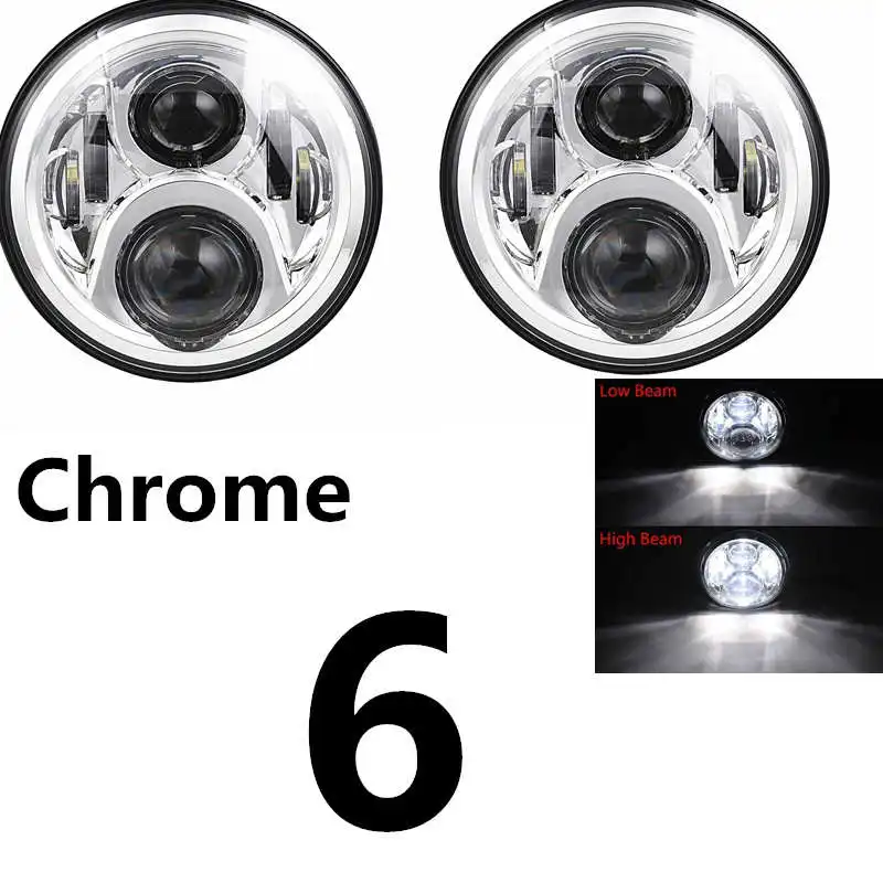 7 Inch Round Daymaker Projector H4 LED Headlight For Jeep Wrangler JK TJ LJ.For Lada 4x4 urban Niva 7 inch headlight.2.7jpg.j7pg_