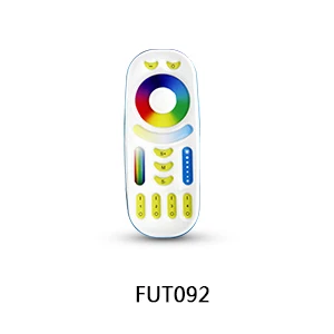 MiLight FUT012 E27 9 Вт RGB+ CCT Светодиодный прожектор лампы 110V 220V Полный Цвет дистанционного Управление WiFi смарт-лампы в виде Совместимость 4-Зона дистанционного управления - Испускаемый цвет: FUT092  Remote