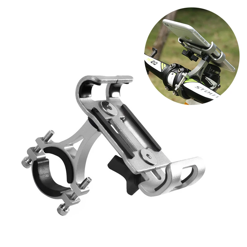 

Bicycle MTB Cell Phone Holder For Moto E4 E5 C Plus P30 Note Play P30 One Bike Motorcycle Handlebar Clip Stand GPS Mount Bracket