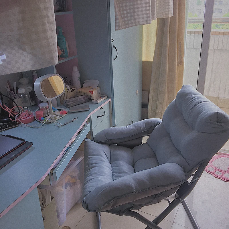 Ленивый диван стул для общежития современный минималистичный ленивый стул спальня диван стул Одноместный студенческий спальня Досуг спинка