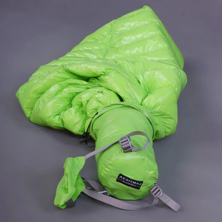 AEGISMAX спальный мешок для отдыха на природе, Сверхлегкий мини-спальный мешок для взрослых с гусиным пухом, теплые спальные мешки для мам