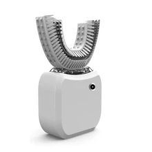 CLRLIFE интеллектуальная автоматическая электрическая зубная щетка Беспроводная USB перезаряжаемая Водонепроницаемая силиконовая u-образная зубная щетка без рук