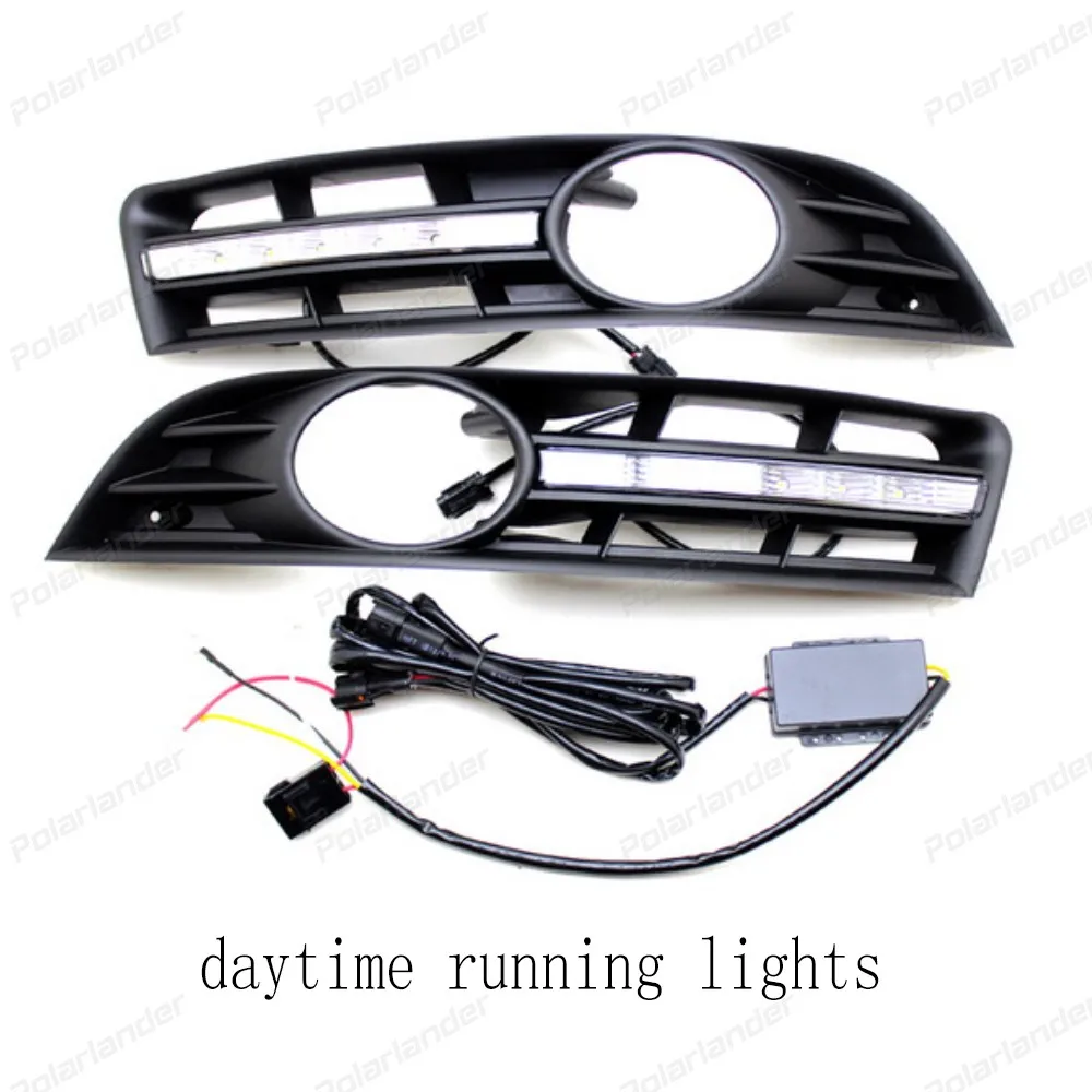 1 paiir AUTO parts Turn Signal 12V car LED DRL Daytime Running Lights for V/olkswagen M/AGOTAN 2007 - 2011